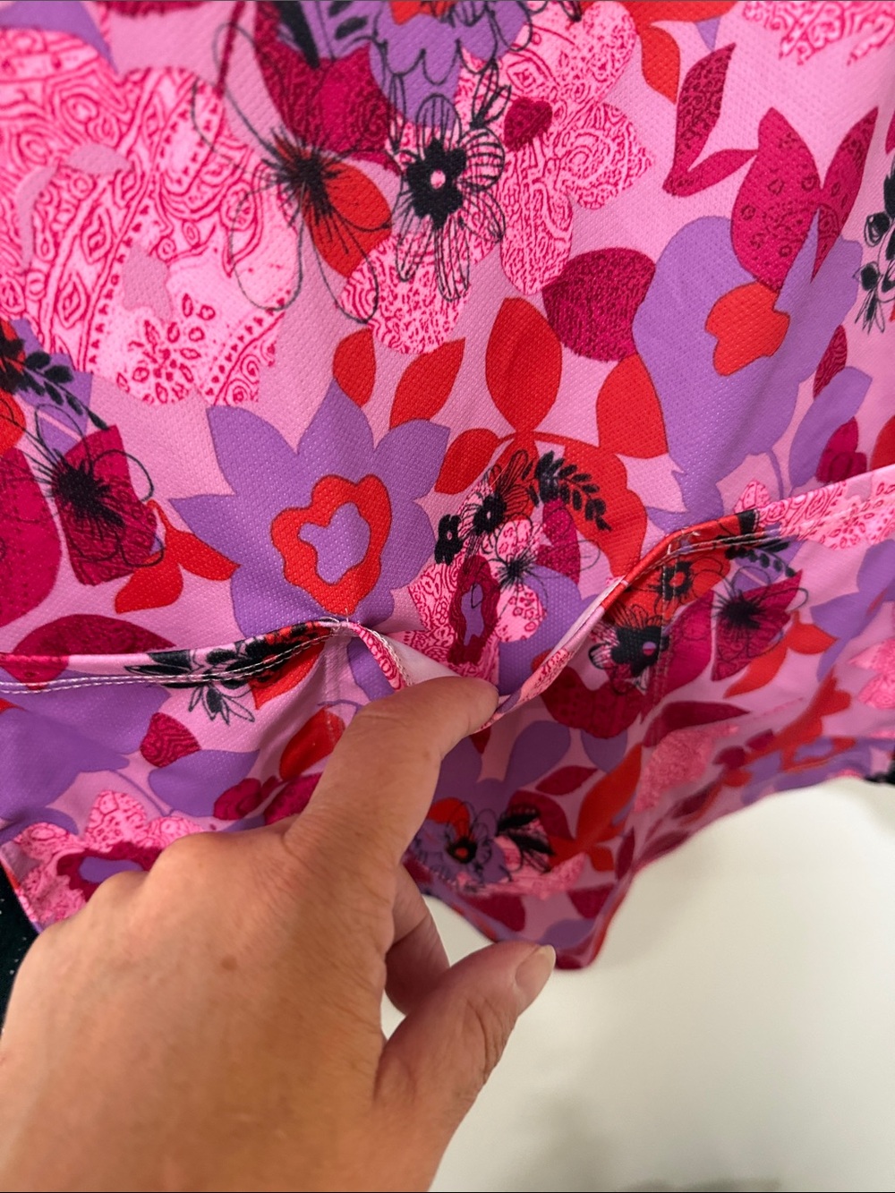 Jerry Floral Pink Short Sleeve Cycling Top - Picture 4 of 9